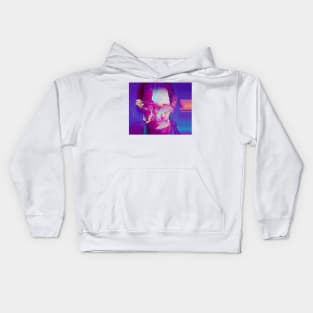 No, But... Abstract Glitch Art Kids Hoodie